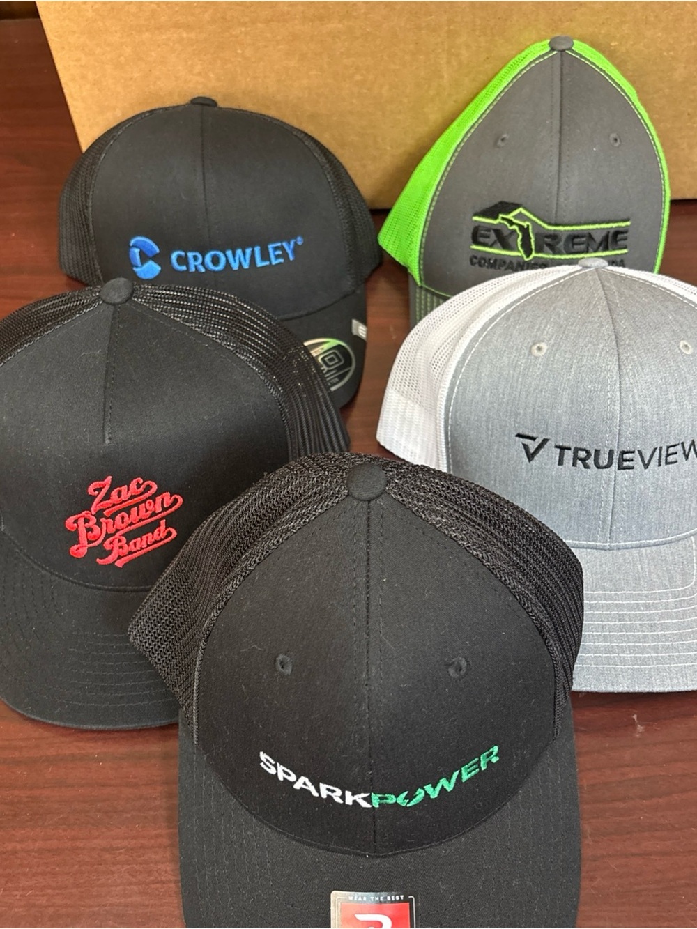 5 Richardson Mathew Hats Brand New Trucker Cap Work Company Construction Men’s